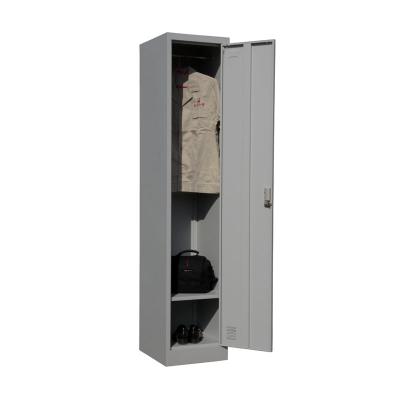 China (Others)Adjustable Simple Design Office Furniture One Door Metal Clothes Hanging Locker for sale