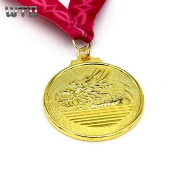 China China Cheap Custom Blank Marathon Medal Running Medal Hot Selling Gold Sports Gold Metal Running Medal for sale