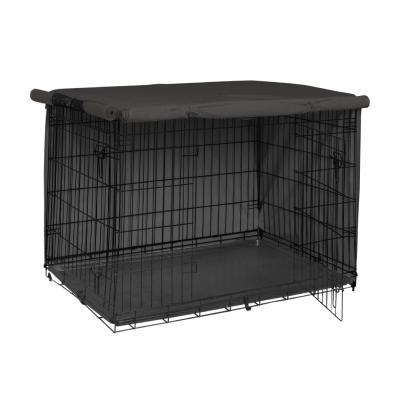 China Breathable High Quality Durable 600D Dog Cage Cover Universal Fit 24-48 Inches for sale