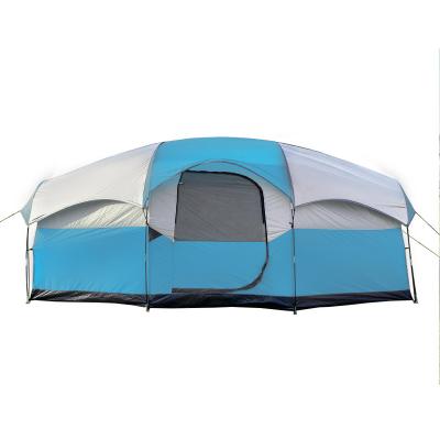 China Extended Type Large Family Tent 6-8 Persons Tent Luxury Camping Tent For Outdoor for sale