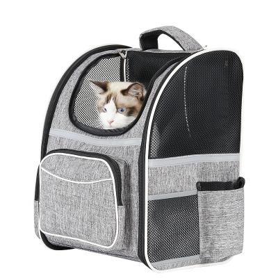 China Wholesale Breathable Breathable Cat Bag Pet Backpack Increasing Pet Carry Bag for sale