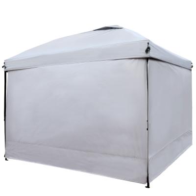 China UV Resistance Custom Pop Up Gazebo Tents With One Side Wall For Outdoor Trade Show Tent for sale