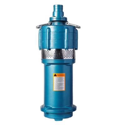 China QD 1.5HP Buildings Farm Centrifugal Irrigation Electric Motor 220v 3pieces Commercial Impellers Home Well Lift Submersible Water Pumps for sale