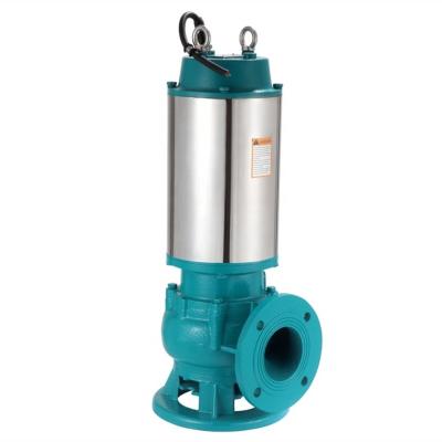 China Body 7.5hp 10hp WQ Industrial Electric Sump Sewage Electric Motor Stainless Steel Utilities Submersible Water Pumps for sale