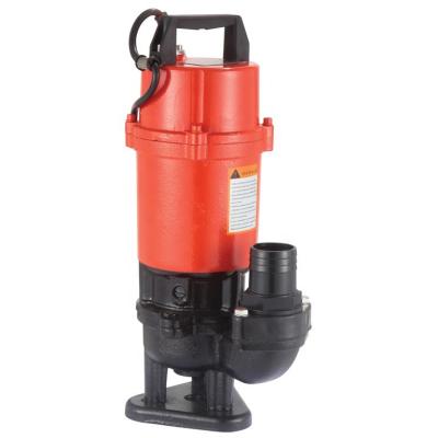 China Electric Motor Mini Sewage Water Submersible Pumps Thailand color sewage transport and flood control orange impeller 1hp 2inch semi-open iron for sale