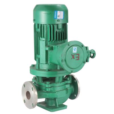 China Automotive Industry Stainless Steel Ventilation Air Conditioning Single Stage Electric Explosion Proof Heating Inline Pump for sale