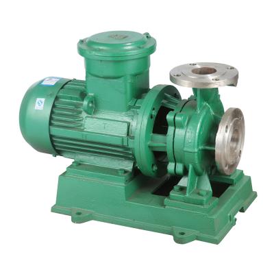 China Automotive Industry 4Inch 20HP Electric Horizontal Stainless Steel ISW Single Stage Irrigation Pressure Pipeline Inline Pump for sale