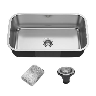 China Without Faucet Kitchenman Single Bowl Stainless Steel Under Sink Rectangular Kitchen Sink for sale