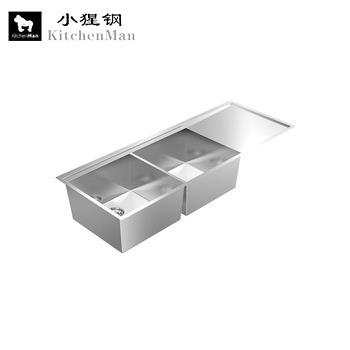 China Without Faucet Farmhouse Undermount Kitchen Sink Stainless Steel Handmade Kitchen Sink for sale