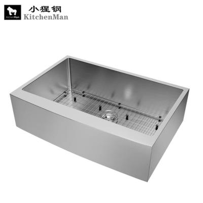 China Without Faucet Factory Wholesale Price cUPC Farmhouse Apron Sink for sale