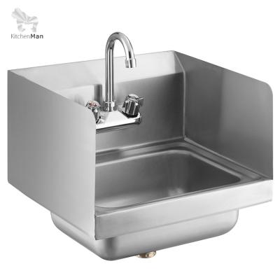 China Without Faucet Stainless Steel Commercial Sink Single Deep Drawn Kitchen Sink for sale