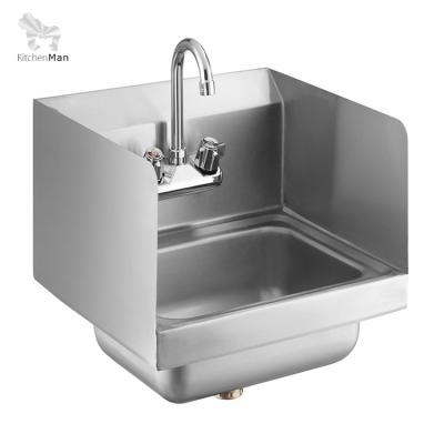 China Without Faucet Stainless Steel Commercial Sink Single Deep Drawn Kitchen Sink for sale