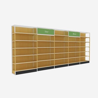 China Custom Single Sided Factory Large Scale Supermarket Combination Shelves Supplier Store Equipment Display Rack for sale