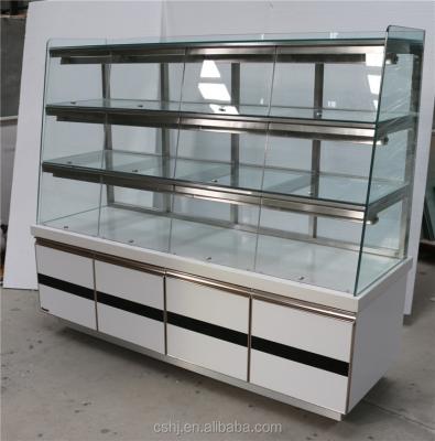 China 3 tier wall bread bakery display cabinet case shelf wall bread cabinet-72 for sale