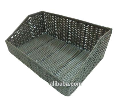 China Viable Synthetic Plastic Woven Poly Baskets for sale