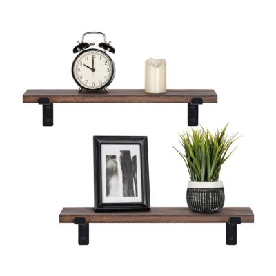 China Living Room Wooden Wall Mounted Display Modern Bedroom Bathroom Kitchen Shelves Decorative Floating Wood Shelf for sale