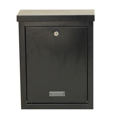 China Durable Steel Outdoor Wall Mounted Mailbox Lockable Iron Mailbox for sale