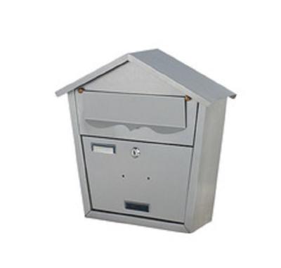 China Durable Stainless Steel Wall Mounted Mailbox Lockable Letter Delivery Box for sale