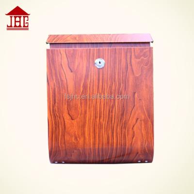 China Waterproof Mailbox Straight Top Slot Cover Metal Security Roof Mailbox for sale