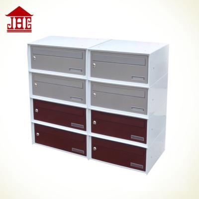 China JHC-3042 Combination Mailbox Apartment Letterbox / Waterproof Wall Mounted Mailboxes for sale