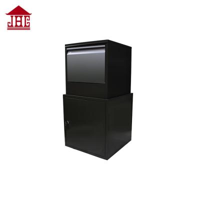 China Waterproof Steel Parcel Box Stainless Steel Parcel Drop Box Standing Large Steel Box for sale