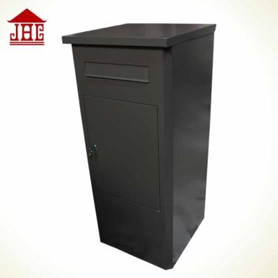 China JHC6007 Security Parcel Delivery Box Ground Mounted Parcel Drop Box For Mail And Parcel for sale