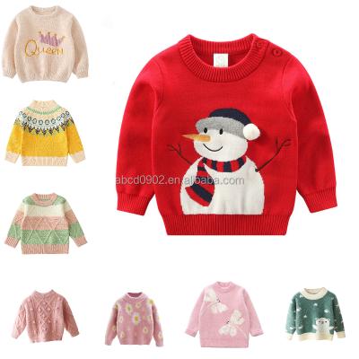 China Cute Baby Sweater Baby Boy Kids Anti-wrinkle Winter Cartoon Bottom Shirt Made in China for sale