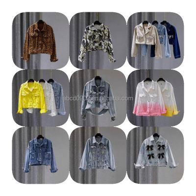 China high quality Anti-wrinkle women jacket coats for ladies denim women jackets factory coat denim jacket for sale