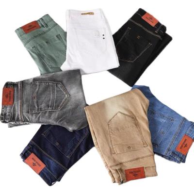 China Big Men's Business Casual Comfortable QUICK DRY Men's Jeans All-match Denim Pants Men's Business Slim Jeans for sale