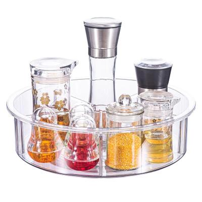 China 2022 Viable Susan Rotating Acrylic Spice Organizer Hot Selling Lazy Susan Storage Organizer Lazy Susan for sale