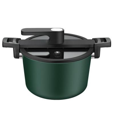 China 2022 Viable New Product Stew Pot Pressure Cooker Soup Pot With Handle Cast Iron And Die-Cast Aluminum Alloy for sale