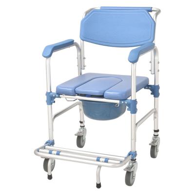 China Convenient High Quality Disabled Bathroom Chairs Commode Wheelchairs Toilet For Elderly Showers for sale