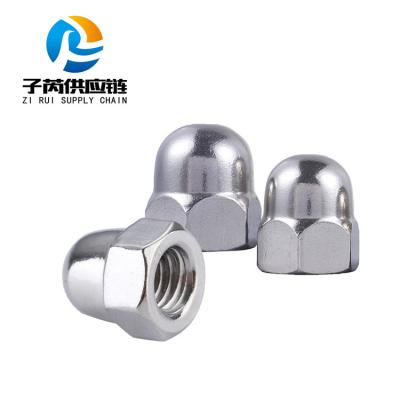 China General Metric M3-M20 Round Hex M3-M20 Stainless Steel Wheel Stock Factory Factory Industry Furniture Domed Acorn Nut for sale