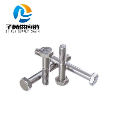 China China Supplier Sales Hardware Fasteners Carbon Steel Grade 8.8 Construction Half - Hexagon Tooth Bolt Full Tooth Hex Bolts for sale