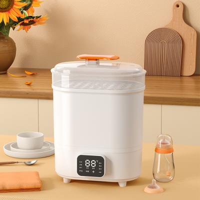 China BPA Free Milk Bottle Steam Sterilizer 2022 New 5in1 And Dryer LCD Touch Screen Baby Bottle Steam Sterilizer for sale