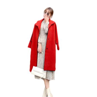 China Anti-wrinkle winter vintage high street coats elegant slim lady cheap style knit sweater plus size for women coats casual winter for sale