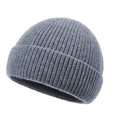 China People Men 100%wool Breathable Thicken Ski Hat Soft Knit Beanie Skullies Beanie Fall Winter Warm Wool Knitted Cool Hats for sale