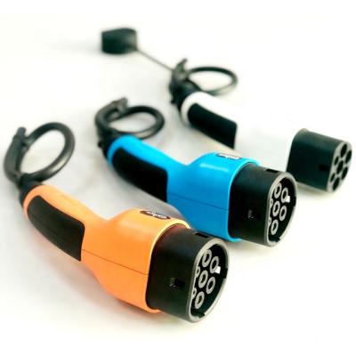 China Electric Vehicle Charging IEC Type - 2 AC Connector 16A Single Phase Vehicle Charging Side for sale