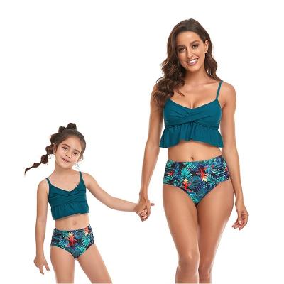 China One Piece Beach Wear Family Swimwear Children Swimwear Girls Bikini Breathable Luxury Kids Sexy Swimsuits for sale