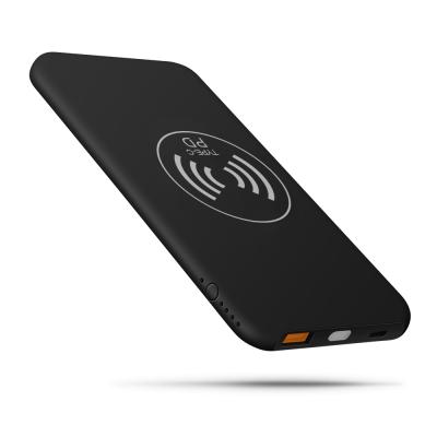 China 2019 gebra best quality palladium wireless charging wireless power bank phone super fast 18W QC3.0 wireless charger for sale