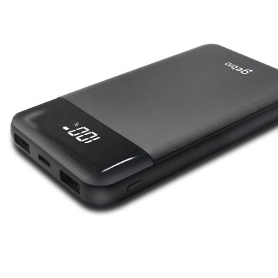 China 2018 Worldwide High Quality Type C Battery Charger Power Bank 10000mah Portable Power Source With Dual USB Ports for sale