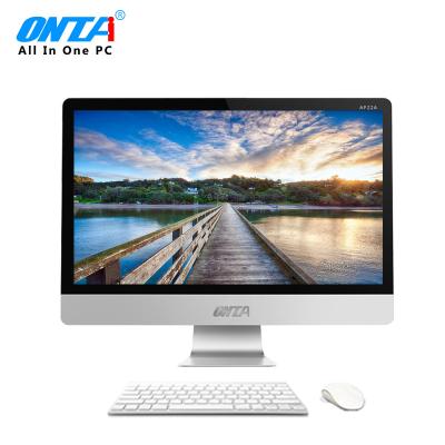 China Build In Camera 21.5 Inch i7 PC Desktop Computer All In One Desktop PC 8GB RAM 256SSD for sale