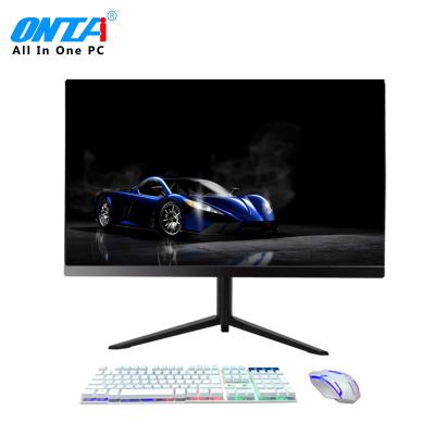 China Build In Camera 23.6 Inch Adjustable PC Monitors Mini Core i5 Gaming Computer PC Desk for sale