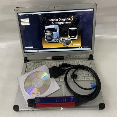 China S cania truck S cania VCI-3 VCI3 scanner Wifi diagnostic tool with Panasonic C2 SDP3 2.44.1 MULTI work for S-cania trucks for sale