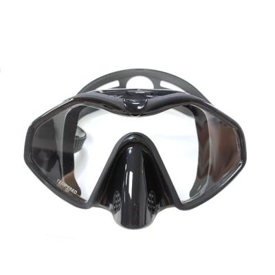 China Frameless Scuba Snorkeling Snorkeling Swimming Dive Mask Diving Goggles Comfortable Silicone Strap Equipment Design and Skirt Diving for sale