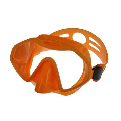 China New Design Amazon Scuba Diving Mask Swim Mask Scuba Diving Equipment Vision Swimming Diving Snorkeling Wide Face Mask Frameless for sale