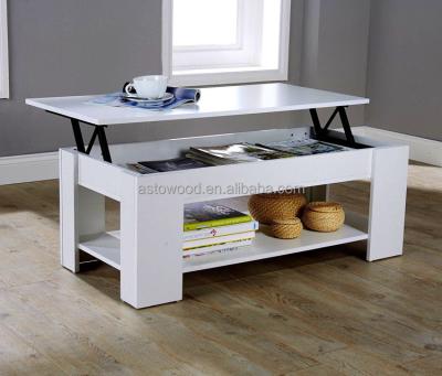 China (Size) Modern Adjustable Wood Lift Top Coffee Table For Living Room Furniture Multifunctional Height Adjust for sale