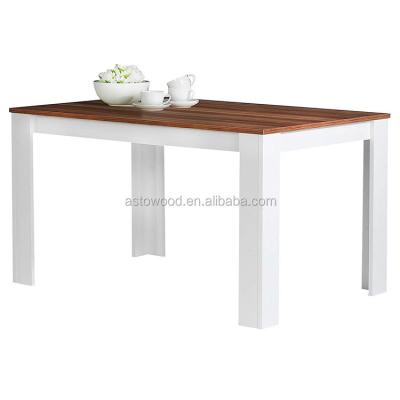 China Modern Dining Table (The Other) Adjustable Sonoma Oak Melamine Without Chairs For 6 Person Use for sale