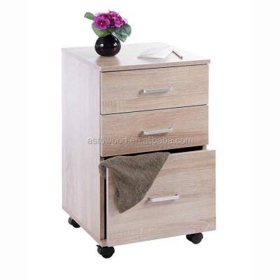 China (Other) Adjustable Mobile 3 Drawer White Under Desk Pedestal Unit for sale