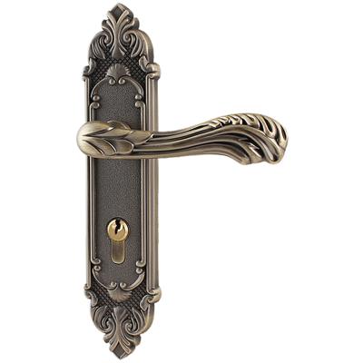 China Modern Single Handle Interior Wood Cabinet Drawer Door Lock Lever Lockbody Zinc Alloy Security Easy Installation Mortise Bathroom Wood Single Handle for sale